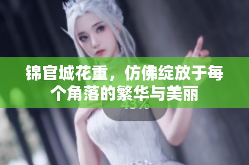 锦官城花重，仿佛绽放于每个角落的繁华与美丽