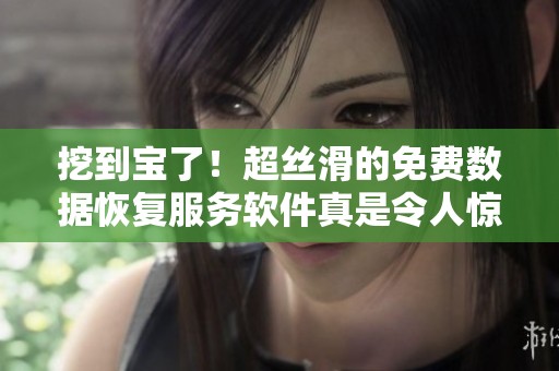 挖到宝了！超丝滑的免费数据恢复服务软件真是令人惊喜。