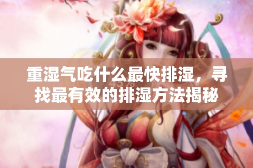 重湿气吃什么最快排湿，寻找最有效的排湿方法揭秘