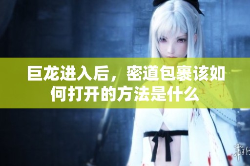 巨龙进入后，密道包裹该如何打开的方法是什么