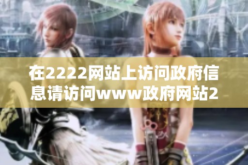 在2222网站上访问政府信息请访问www政府网站2222