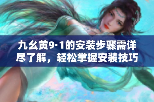 九幺黄9·1的安装步骤需详尽了解，轻松掌握安装技巧与注意事项