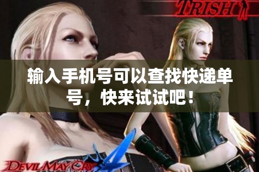 输入手机号可以查找快递单号，快来试试吧！