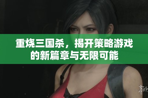 重烧三国杀，揭开策略游戏的新篇章与无限可能