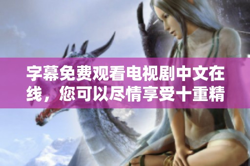 字幕免费观看电视剧中文在线，您可以尽情享受十重精彩内容