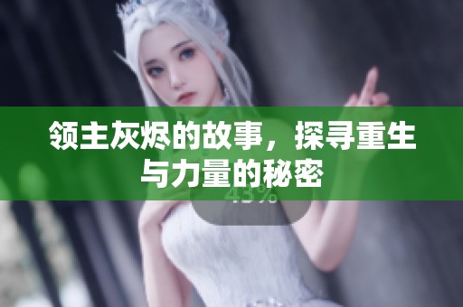 领主灰烬的故事，探寻重生与力量的秘密