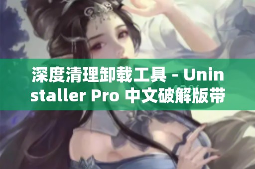 深度清理卸载工具 - Uninstaller Pro 中文破解版带给你全新体验