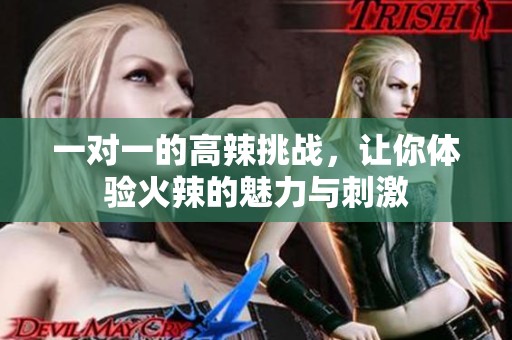 一对一的高辣挑战，让你体验火辣的魅力与刺激