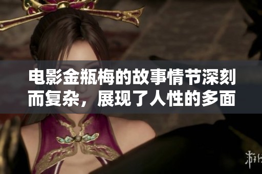 电影金瓶梅的故事情节深刻而复杂，展现了人性的多面性和社会风貌