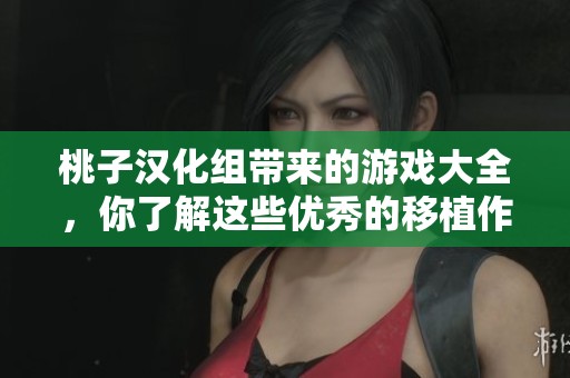 桃子汉化组带来的游戏大全，你了解这些优秀的移植作品吗