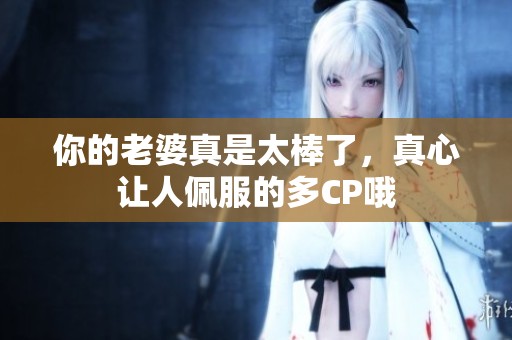 你的老婆真是太棒了，真心让人佩服的多CP哦
