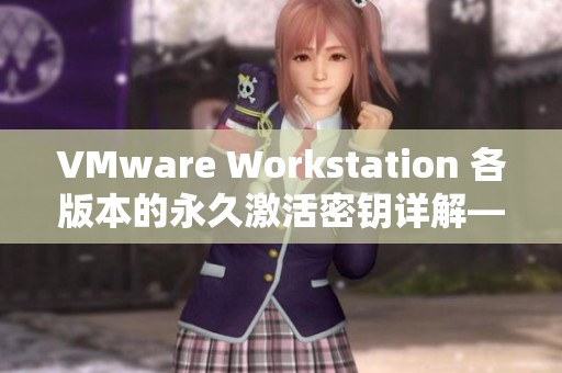 VMware Workstation 各版本的永久激活密钥详解——主流虚拟机的最佳选择