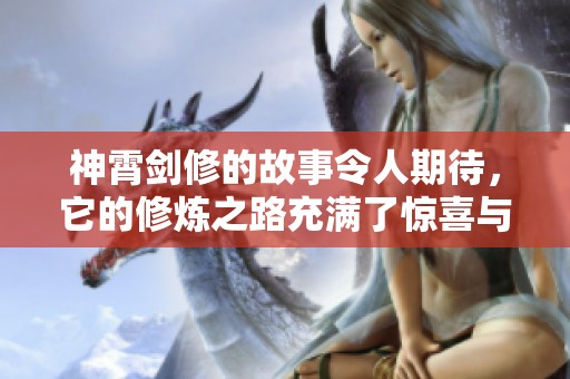 神霄剑修的故事令人期待，它的修炼之路充满了惊喜与挑战。