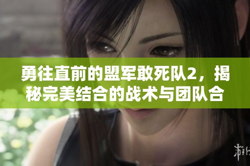 勇往直前的盟军敢死队2，揭秘完美结合的战术与团队合作！