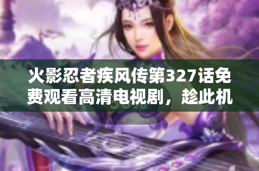火影忍者疾风传第327话免费观看高清电视剧，趁此机会下载bt迅雷资源同舟共济