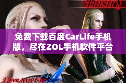 免费下载百度CarLife手机版，尽在ZOL手机软件平台获取更多精彩内容